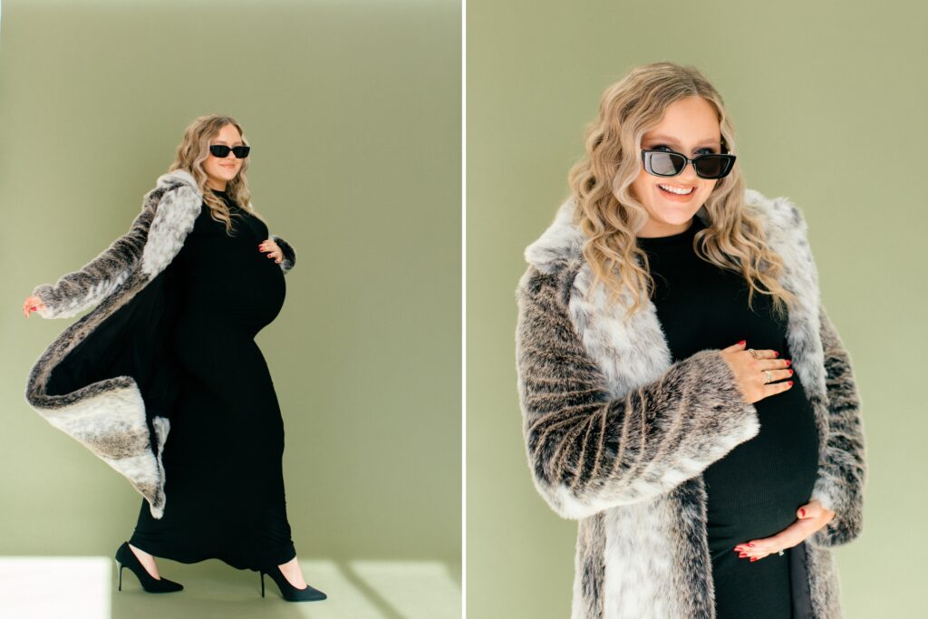 studio maternity photos coeur d'alene photographer