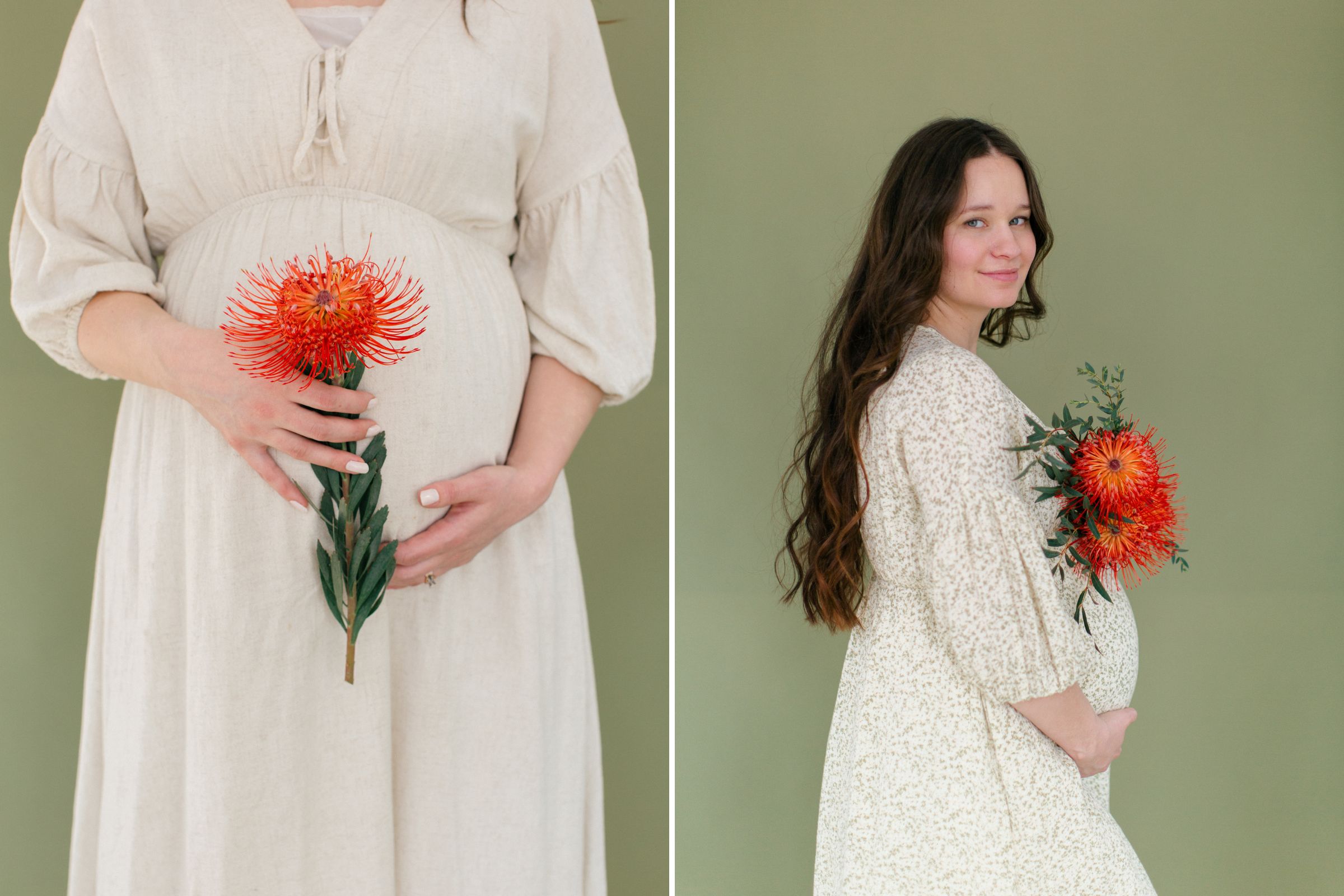 coeurdalene maternity session in studio
