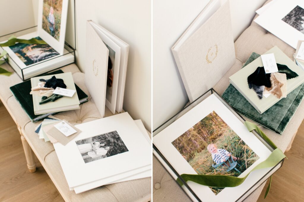 fine art matted prints of a family in north idaho